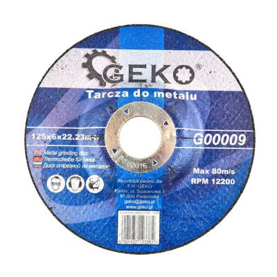 Kotouč na kov brusný 125mm GEKO G00009