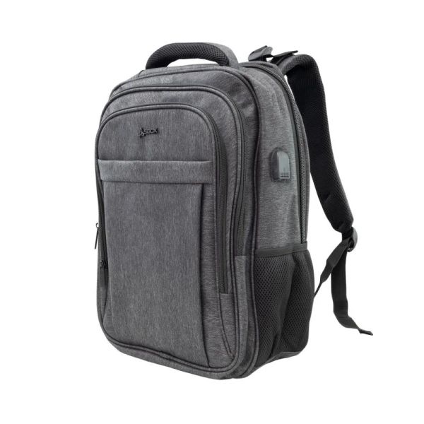 SBOX AMSTERDAM, Batoh na notebook 18", šedý