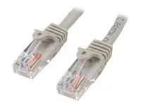 Patch kabel - RJ-45 (M) do RJ-45 (M) - 15 m - UTP - CAT 5e - lisovaný, provedení bez hrbolků - šedá