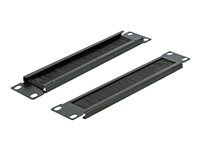 103 Cable Management Brush Strip 1U blac