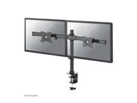 Montážní sada - plný pohyb - pro 2 LCD displeje - černá - velikost obrazovky: 10"-27" - upevnění svorkou, průchodka, upevnitelné na stůl