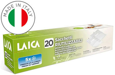 Laica vakuové sáčky s ventilem 22 a 26 x34cm set 20ks VT3521
