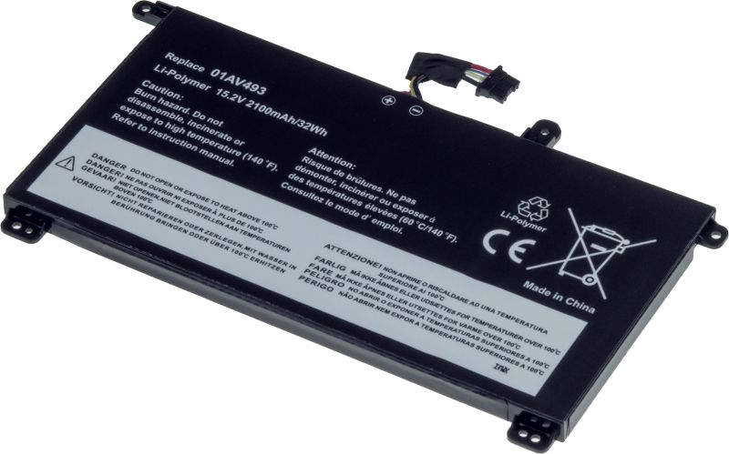 Baterie T6 Power pro Lenovo ThinkPad T570, T580, P51s, P52s, internal, 2100mAh, 32Wh, 4cell