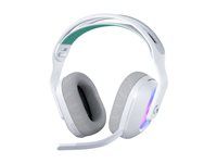 Logitech G G522 - Náhlavní souprava - plná velikost - Bluetooth / LIGHTSPEED - bezdrátový, kabelové - USB-A, USB-C - bílá