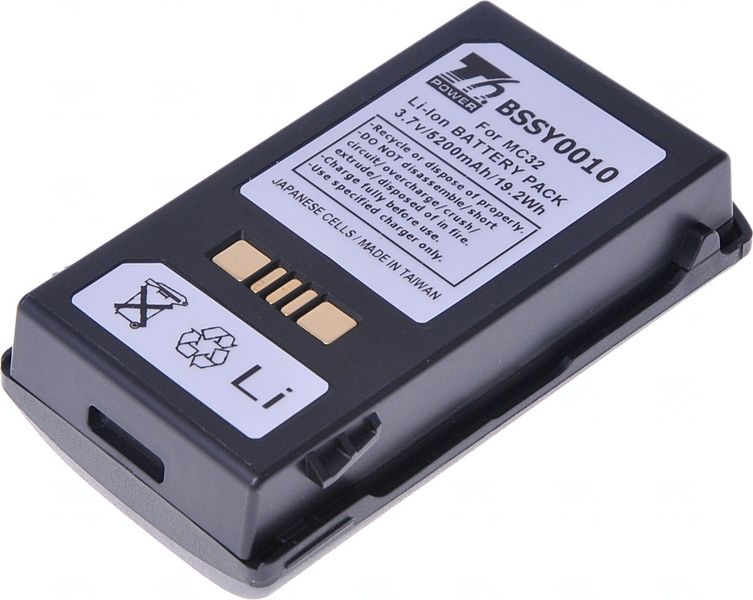 Baterie T6 Power pro Motorola Zebra MC3200, MC32N0-G, MC32N0-R, MC32N0-S, 5200mAh, 19,2Wh, Li-ion