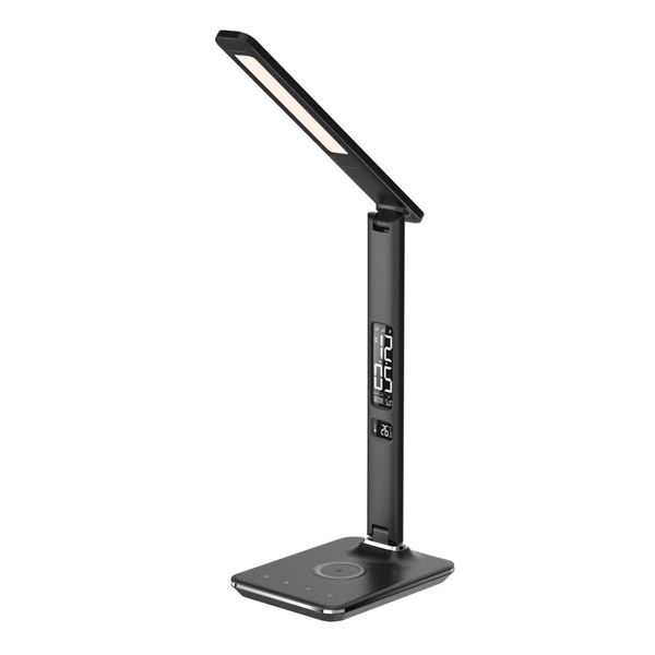 Lampa stolní IMMAX Kingfisher 08965L USB s bezdrátovým nabíjením Qi