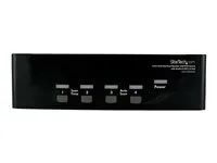 Přepínač KVM / audio / USB - 4 x KVM / zvuk / USB - 1 místní uživatel - desktop - pro P/N: IM12D1500P, SVA12M2NEUA, SVA12M5NA, USBDVI4N1A6, USBVGA4N1A10, USBVGA4N1A6