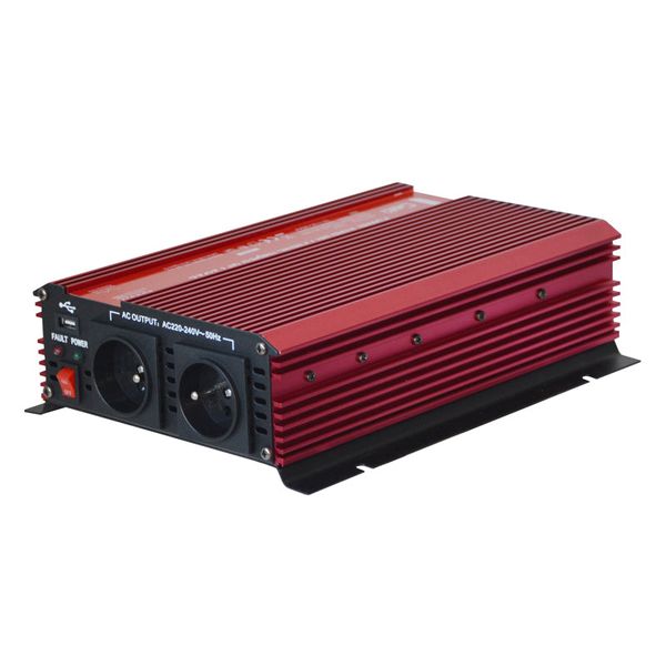 Měnič napětí GETI GPI 1612 12V/230V 1600W USB