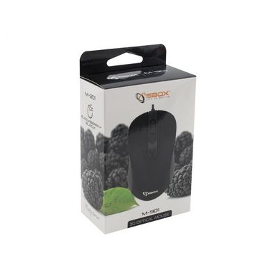 SBOX M-901B, Optická myš drátová 3D Optical blk