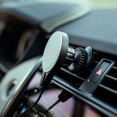 Car charger 15W MagSafe 1,5m + 40W - černý