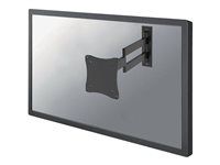 Držák - plný pohyb - pro Displej LCD - černá - velikost obrazovky: 10"-27" - montáž na stěnu