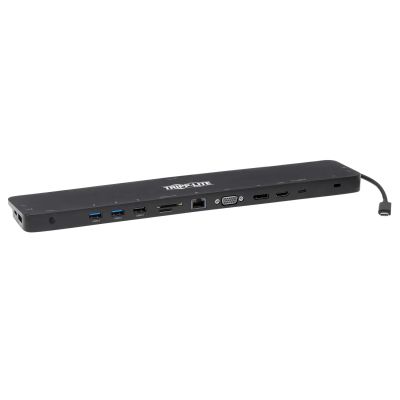 Dokovací stanice USB-C / 3x displej, HDMI 4K, DP, VGA, USB3.2 G1, USB-A/C, GbE, 100W nabíjení