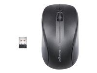 Myš - pravák a levák - optický - 3 tlačítka - bezdrátový - 2.4 GHz - bezdrátový přijímač USB - černá