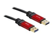 Kabel USB - USB typ A (M) do USB typ A (M) - USB 3.0 - 5 m - černá