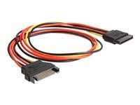 Prodlužovací šňůra - SATA napájení (F) do SATA napájení (M) - 50 cm