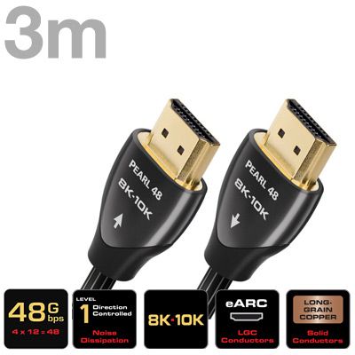 AUDIOQUEST Pearl 48G, Kabel HDMI 2.1 10K M/M 3m