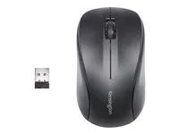 Myš - pravák a levák - optický - 3 tlačítka - bezdrátový - 2.4 GHz - bezdrátový přijímač USB - černá
