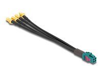 Cable Mini FAKRA Z jack quad to 4 x SMA