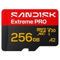 SanDisk Extreme PRO SDXC 256GB 250MB/s V30 + adaptér
