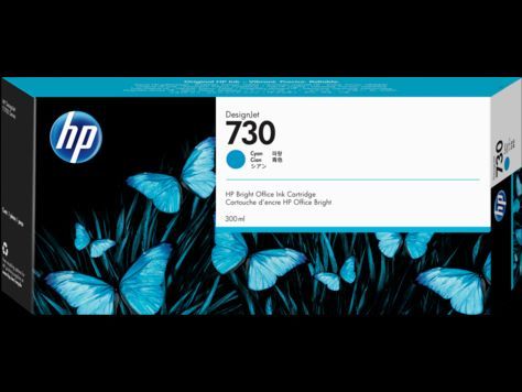HP 730 300-ml Cyan Ink Cartridge