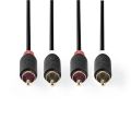 Kabel 2x Cinch konektor/2x Cinch konektor 3m NEDIS CABW24200AT30