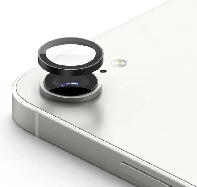 Ochranná fólie na objektiv fotoaparátu pro iPhone 16E Black