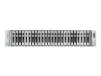 Cisco Business Edition 7000H (Export Restricted) - Server - instalovatelný do racku 2U - 2-směrný - 2 x Xeon Gold 6132 - RAM 192 GB - SATA/SAS - vyměnitelný za chodu 2.5" zásuvka(y) - HDD 24 x 300 GB - Gigabit Ethernet - monitor: žádný - repasováno