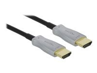 HDMI kabel - HDMI s piny (male) do HDMI s piny (male) - 20 m - optické vlákno - černá - podporuje 4K, Active Optical Cable (AOC)