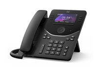 Telefon VoIP - s Trusted Platform Module (TPM) 2.0 s identifikací volajícího/čekajícím hovorem - SIP, SDP, RTCP, RTP, SRTP - 46 řádků - uhlíková čerň
