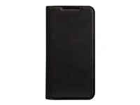 Pouzdro s klopou pro mobilní telefon - polyuretan (PU), plast - černá - pro Samsung Galaxy A14