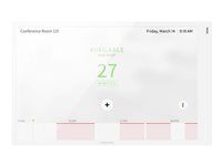 Ovládací panel s dotykovou obrazovkou - 10,1 palce, montáž na stěnu - kabelové - 10/100 Ethernet - smooth white - vláda - kompatibilní s TAA