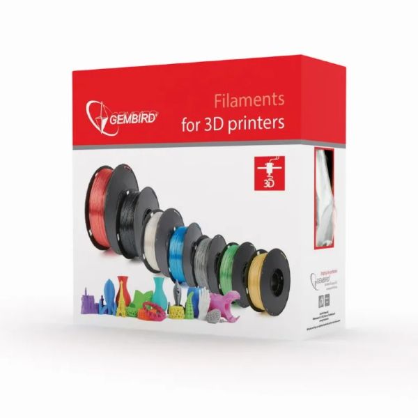 GEMBIRD Náplň do 3D tiskárny/pera PLA-PLUS/1.75mm/1kg Orange