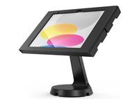 Black - Montážní sada (kryt, stojan) - pro tablet - uzamykatelný - ocel, hliník - černá - velikost obrazovky: 10.9" - na stůl, montáž na stěnu - pro Apple 10.9-inch iPad (10. generace)