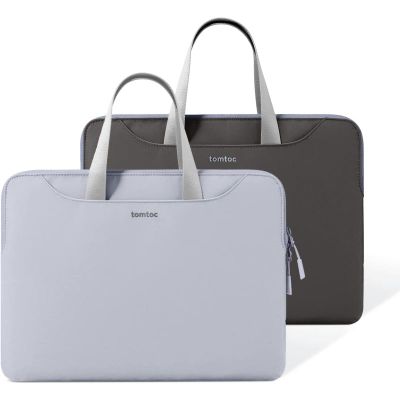 TOMTOC DUAL Sleeve pro MacBook 13,5", černá/modrá