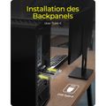 RAIDSONIC ICY-BOX Zadní panel USB-C, USB Typ-E