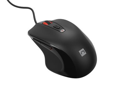 Natec optická myš PIGEON 2/4 000 DPI/Kancelářská/Optická/4 000 DPI/Drátová USB/Černá