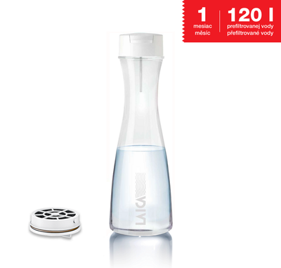 Laica Filtrační karafa Flow´n go GlaSSmart B31AA, bílá