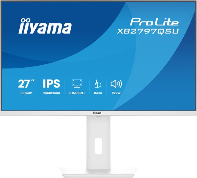 iiyama ProLite/XB2797QSU-W1/27"/IPS/QHD/75Hz/1ms/Bílá/5R