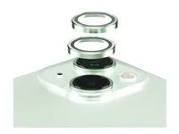 PanzerGlass HoOps Apple iPhone 15/15 Plus - ochranné kroužky pro čočky fotoaparátu - zelený hliník/sklo