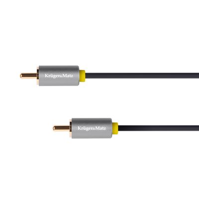 Kabel 1x Cinch konektor/1x Cinch konektor 0,5m KRUGER & MATZ KM1200 Basic