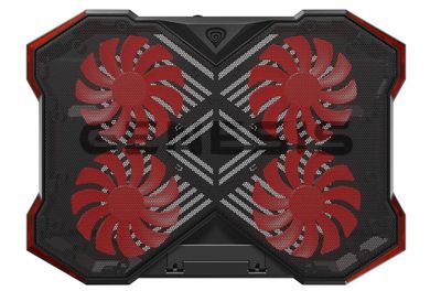 Chladící podložka pro NB Genesis OXID 260, LED, 15,6-17,3" 4xvětrák, 2xUSB
