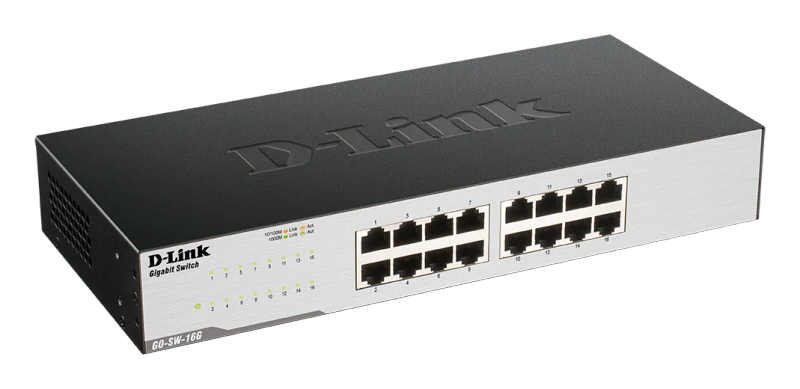D-Link GO-SW-16G 16-Port GIGABIT DESKTOP SWITCH