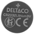 DELTACO LITHIUM CR2032, Gombíkové batérie, 10ks