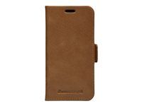 Pouzdro s klopou pro mobilní telefon - kůže full-grain - bronz - 5.4" - pro Apple iPhone 12 mini