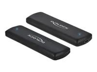 tool free - Kryt úložiště - M.2 - M.2 NVMe Card - USB 3.2 (Gen 2) - černá