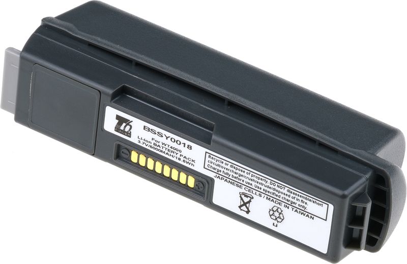 Baterie T6 Power pro Symbol Zebra WT4000, WT4070, WT4090, WT41N0, 5000mAh, 18,5Wh, Li-ion