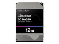 WD Ultrastar DC HA340 WUS721212BLE604 - Pevný disk - Datové centrum - 12 TB - interní - 3.5" - SATA 6Gb/s - 7200 ot/min. - vyrovnávací pamet: 512 MB
