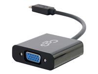 USB C to VGA Black - Externí video adaptér - USB 3.1 - D-Sub - černá