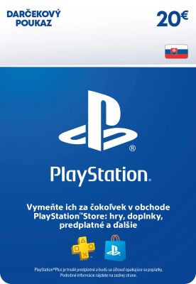 ESD SK - PS Store el. peněženka - 20 EUR