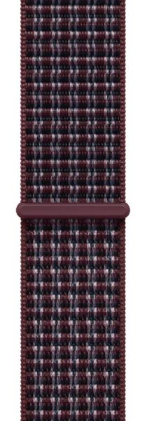 Watch Acc/40/Burgundy Plaid Sport Loop